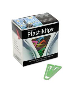 BAULP1700 PLASTIKLIPS PAPER CLIPS, EXTRA LARGE, ASSORTED COLORS, 50/BOX