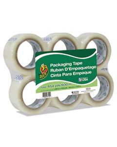 DUC240054 COMMERCIAL GRADE PACKAGING TAPE, 3" CORE, 1.88" X 109 YDS, CLEAR, 6/PACK