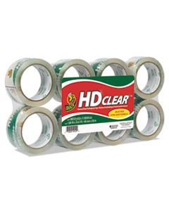 DUC282195 HEAVY-DUTY CARTON PACKAGING TAPE, 3" CORE, 1.88" X 55 YDS, CLEAR, 8/PACK