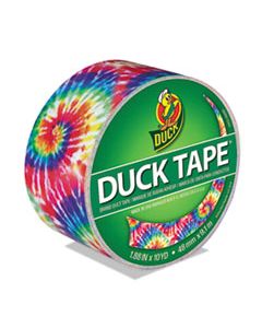 DUC283268 COLORED DUCT TAPE, 3" CORE, 1.88" X 10 YDS, LOVE TIE DYE