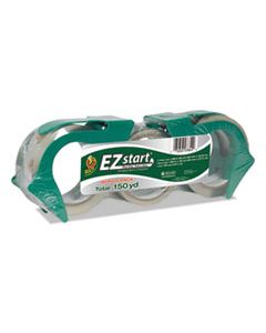 DUC1079097 EZ START PREMIUM PACKAGING TAPE, 3" CORE, (2) 1.88" X 60 YDS, (1) 1.88" X 30 YDS, CLEAR, 3/PACK