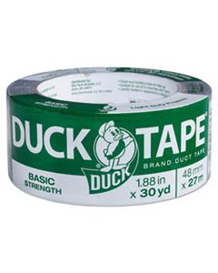 DUC1154019 BASIC STRENGTH DUCT TAPE, 3" CORE, 1.88" X 30 YDS, SILVER