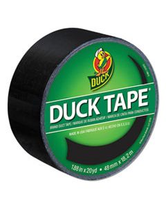 DUC1265013 COLORED DUCT TAPE, 3" CORE, 1.88" X 20 YDS, BLACK