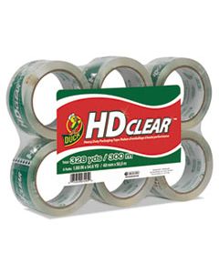 DUCCS556PK HEAVY-DUTY CARTON PACKAGING TAPE, 3" CORE, 1.88" X 55 YDS, CLEAR, 6/PACK