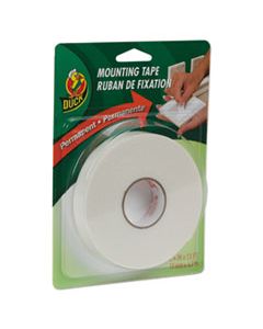 DUCHU156 PERMANENT FOAM MOUNTING TAPE, 3/4" X 15FT, WHITE