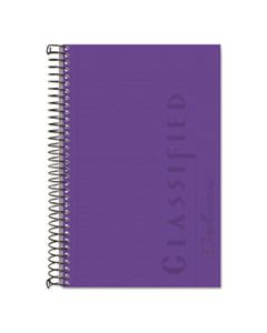 TOP99712 COLOR NOTEBOOKS, 1 SUBJECT, NARROW RULE, ORCHID COVER, 8.5 X 5.5, 100 SHEETS