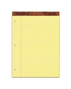 TOP75351 "THE LEGAL PAD" RULED PADS, WIDE/LEGAL RULE, 11.75 X 8.5, CANARY, 50 SHEETS, DOZEN