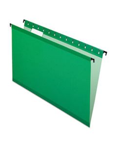 PFX615315BGR SUREHOOK HANGING FOLDERS, LEGAL SIZE, 1/5-CUT TAB, BRIGHT GREEN, 20/BOX