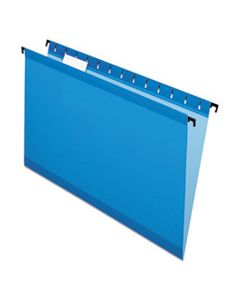 PFX615315BLU SUREHOOK HANGING FOLDERS, LEGAL SIZE, 1/5-CUT TAB, BLUE, 20/BOX