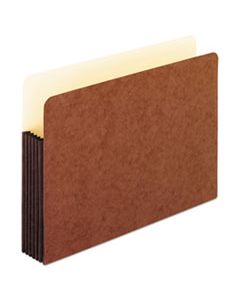 PFX35344 REDROPE WATERSHED EXPANDING FILE POCKETS, 5.25" EXPANSION, LETTER SIZE, REDROPE