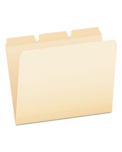 PFX42336 READY-TAB REINFORCED FILE FOLDERS, 1/3-CUT TABS, LETTER SIZE, MANILA, 50/PACK