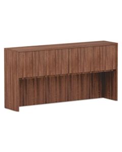 ALEVA287215WA ALERA VALENCIA SERIES HUTCH, 3-COMP, 70.63W X 15D X 35.38H, MODERN WALNUT