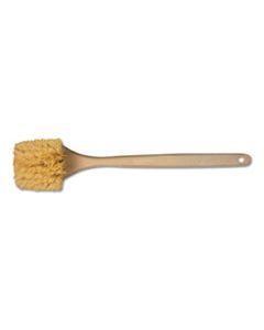 BWK4220 UTILITY BRUSH, TAMPICO FILL, 20" LONG, TAN HANDLE