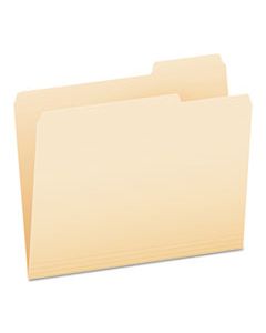 PFX752133 MANILA FILE FOLDERS, 1/3-CUT TABS, RIGHT POSITION, LETTER SIZE, 100/BOX