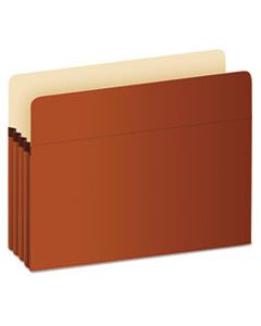 PFXS26E POCKET FILE, 3.5" EXPANSION, LEGAL SIZE, RED FIBER