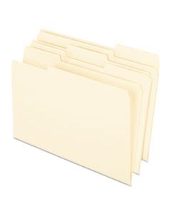 PFX76520 EARTHWISE BY 100% RECYCLED MANILA FILE FOLDERS, 1/3-CUT TABS, LEGAL SIZE, 100/BOX