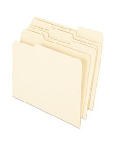 PFX74520 EARTHWISE BY 100% RECYCLED MANILA FILE FOLDERS, 1/3-CUT TABS, LETTER SIZE, 100/BOX