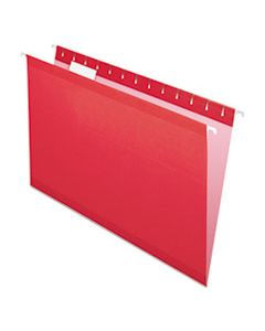 PFX415315ASST COLORED REINFORCED HANGING FOLDERS, LEGAL SIZE, 1/5-CUT TAB, ASSORTED, 25/BOX
