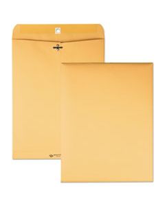 QUA37797 CLASP ENVELOPE, #97, CHEESE BLADE FLAP, CLASP/GUMMED CLOSURE, 10 X 13, BROWN KRAFT, 100/BOX