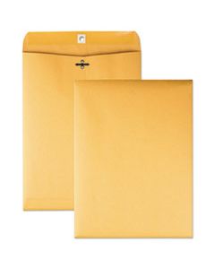 QUA37790 CLASP ENVELOPE, #10 1/2, CHEESE BLADE FLAP, CLASP/GUMMED CLOSURE, 9 X 12, BROWN KRAFT, 100/BOX