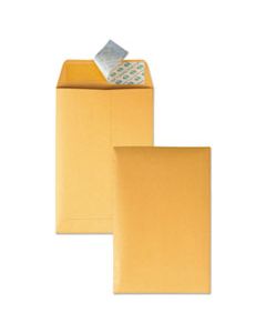 QUA44162 REDI-STRIP CATALOG ENVELOPE, #1, CHEESE BLADE FLAP, REDI-STRIP CLOSURE, 6 X 9, BROWN KRAFT, 100/BOX