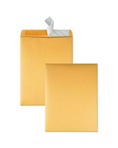 QUA44762 REDI-STRIP CATALOG ENVELOPE, #13 1/2, CHEESE BLADE FLAP, REDI-STRIP CLOSURE, 10 X 13, BROWN KRAFT, 100/BOX