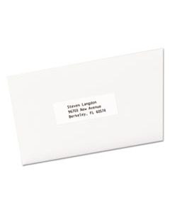 AVE5334 COPIER MAILING LABELS, COPIERS, 1 X 2.81, WHITE, 33/SHEET, 500 SHEETS/BOX