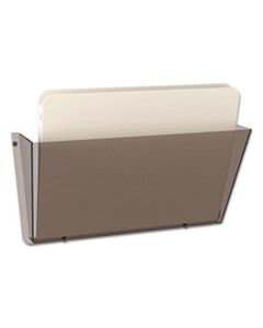 DEF63202 UNBREAKABLE DOCUPOCKET WALL FILE, LETTER, 14 1/2 X 3 X 6 1/2, SMOKE