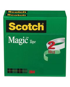 MMM8102P3472 MAGIC TAPE REFILL, 3" CORE, 0.75" X 72 YDS, CLEAR, 2/PACK