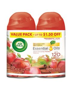 RAC82680 FRESHMATIC ULTRA SPRAY REFILL, APPLE CINNAMON MEDLEY, AEROSOL, 5.89 OZ, 2/PACK, 3 PACKS/CARTON