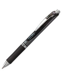 PENBL80A ENERGEL RTX RETRACTABLE GEL PEN, BOLD 1MM, BLACK INK, BLACK/GRAY BARREL