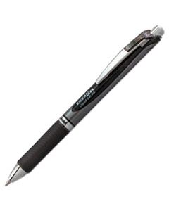 PENBL80A ENERGEL RTX RETRACTABLE GEL PEN, BOLD 1MM, BLACK INK, BLACK/GRAY BARREL