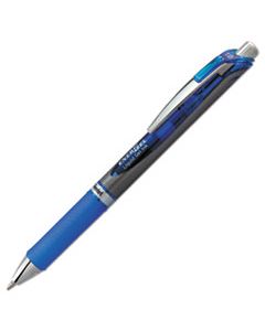 PENBL80C ENERGEL RTX RETRACTABLE GEL PEN, BOLD 1MM, BLUE INK, BLUE/GRAY BARREL