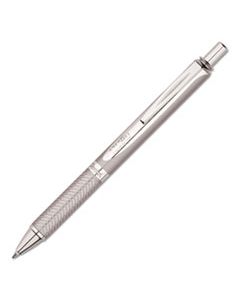 PENBL407A ENERGEL ALLOY RT RETRACTABLE GEL PEN, MEDIUM 0.7MM, BLACK INK, CHROME BARREL