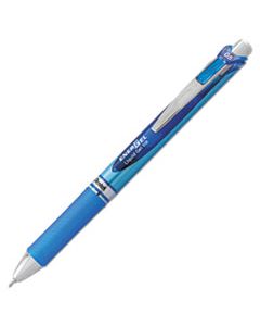 PENBLN75C ENERGEL RTX RETRACTABLE GEL PEN, FINE 0.5MM, BLUE INK, SILVER/BLUE BARREL