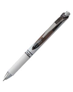 PENBLN75PWA ENERGEL RTX RETRACTABLE GEL PEN, 0.5MM, BLACK INK, WHITE/BLACK BARREL