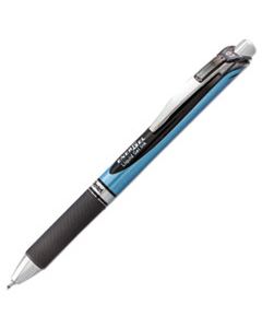 PENBLN77A ENERGEL RTX RETRACTABLE GEL PEN, MEDIUM 0.7MM, BLACK INK, BLACK/GRAY BARREL