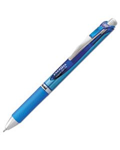 PENBLN77C ENERGEL RTX RETRACTABLE GEL PEN, MEDIUM 0.7MM, BLUE INK, BLUE/GRAY BARREL