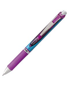 PENBLN77V ENERGEL RTX RETRACTABLE GEL PEN, MEDIUM 0.7MM, VIOLET INK, VIOLET/GRAY BARREL