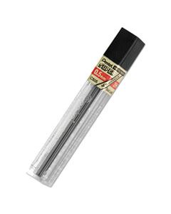 PENC5052H SUPER HI-POLYMER LEAD REFILLS, 0.5 MM, 2H, BLACK, 12/TUBE