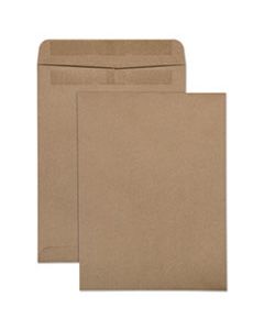 QUA43511 100% RECYCLED BROWN KRAFT REDI-SEAL ENVELOPE, #10 1/2, CHEESE BLADE FLAP, REDI-SEAL CLOSURE, 9 X 12, BROWN KRAFT, 100/BOX