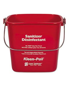 KLEEN-PAIL, PLASTIC, RED, 12/CARTON