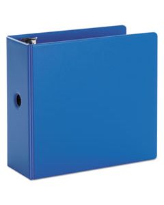 CRD11942 SUPERSTRENGTH LOCKING SLANT-D RING BINDER, 3 RINGS, 5" CAPACITY, 11 X 8.5, BLUE