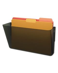 DEF73202 DOCUPOCKET STACKABLE WALL POCKET, LETTER, 13 X 7 X 4, SMOKE