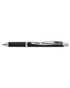 PENBLP77A ENERGEL PRO RETRACTABLE GEL PEN, MEDIUM 0.7MM, BLACK INK, BLACK BARREL