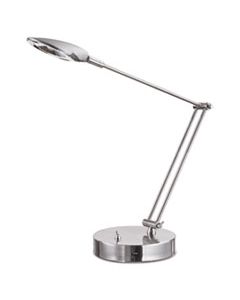 ALELED900S ADJUSTABLE LED TASK LAMP WITH USB PORT, 11"W X 6.25"D X 26"H, BRUSHED NICKEL