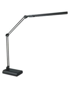 ALELED908B ADJUSTABLE LED DESK LAMP, 3.25"W X 6"D X 21.5"H, BLACK