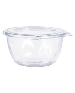 DCCCTR16BF TAMPER-RESISTANT, TAMPER-EVIDENT BOWLS WITH FLAT LID, 16 OZ, CLEAR, 240/CARTON