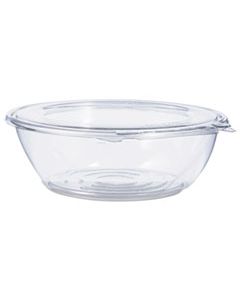 DCCCTR48BF TAMPER-RESISTANT, TAMPER-EVIDENT BOWLS WITH FLAT LID, 48 OZ, CLEAR, 100/CARTON