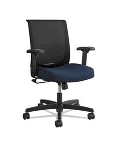 HONCMZ1ACU98 CONVERGENCE MID-BACK TASK CHAIR WITH SWIVEL-TILT CONTROL, SUPPORTS UP TO 275 LBS, NAVY SEAT, BLACK BACK, BLACK BASE